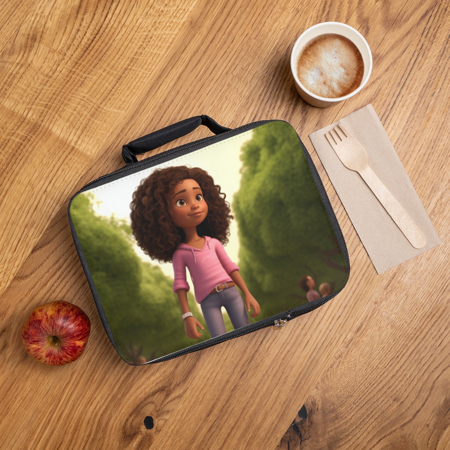 Charming Lunch Bag for Kids, Fun Character Design, School, Picnic, Lunchbox, Eco-Friendly, Insulated, Birthday Gift
