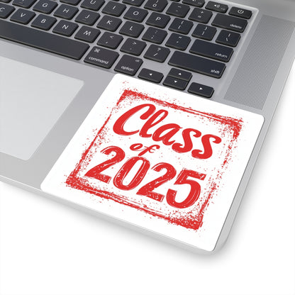 Graduation Class of 2025 Kiss-Cut Stickers - Perfect for Students & Celebration Decor