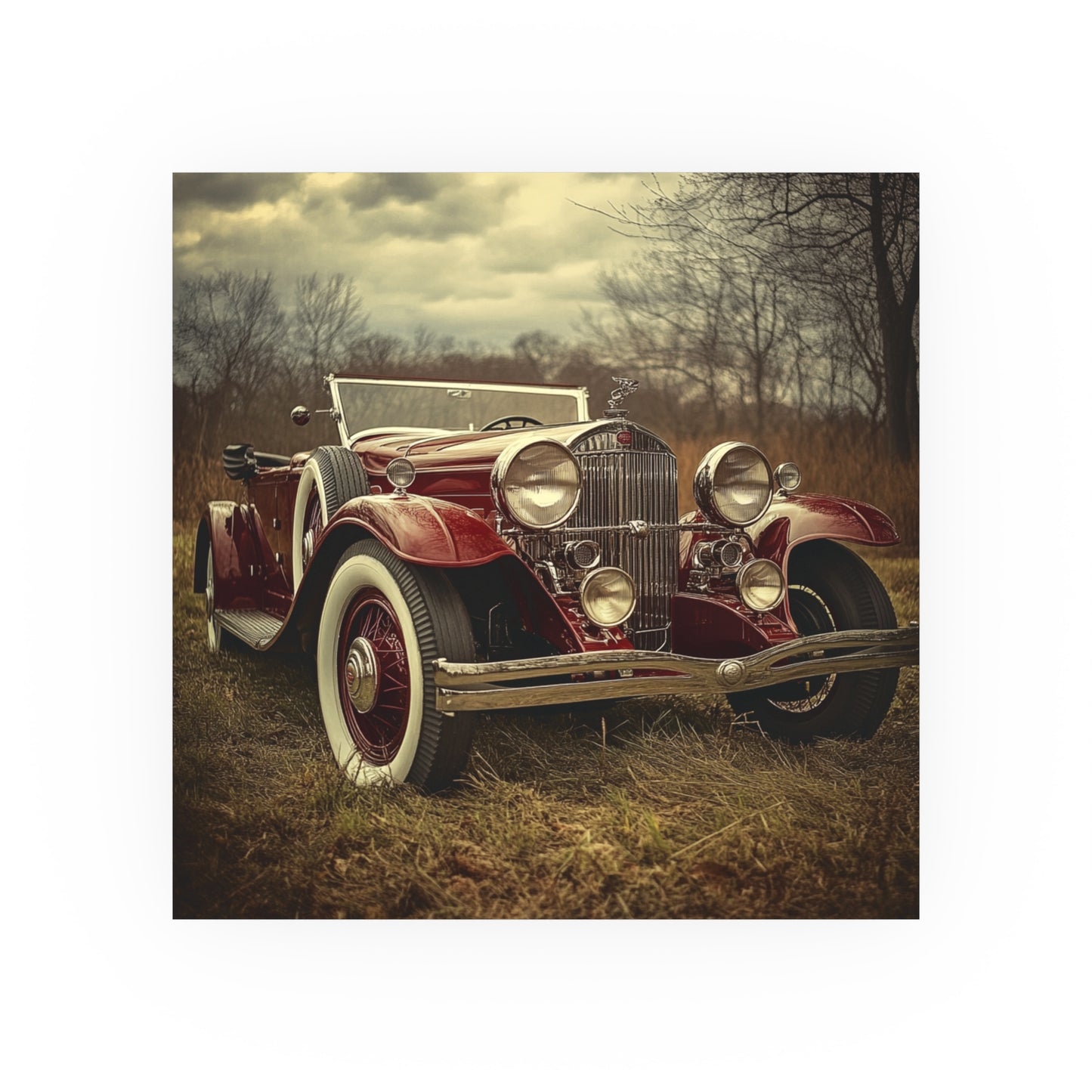 Satin and Archival Matte Posters- Vintage Cars