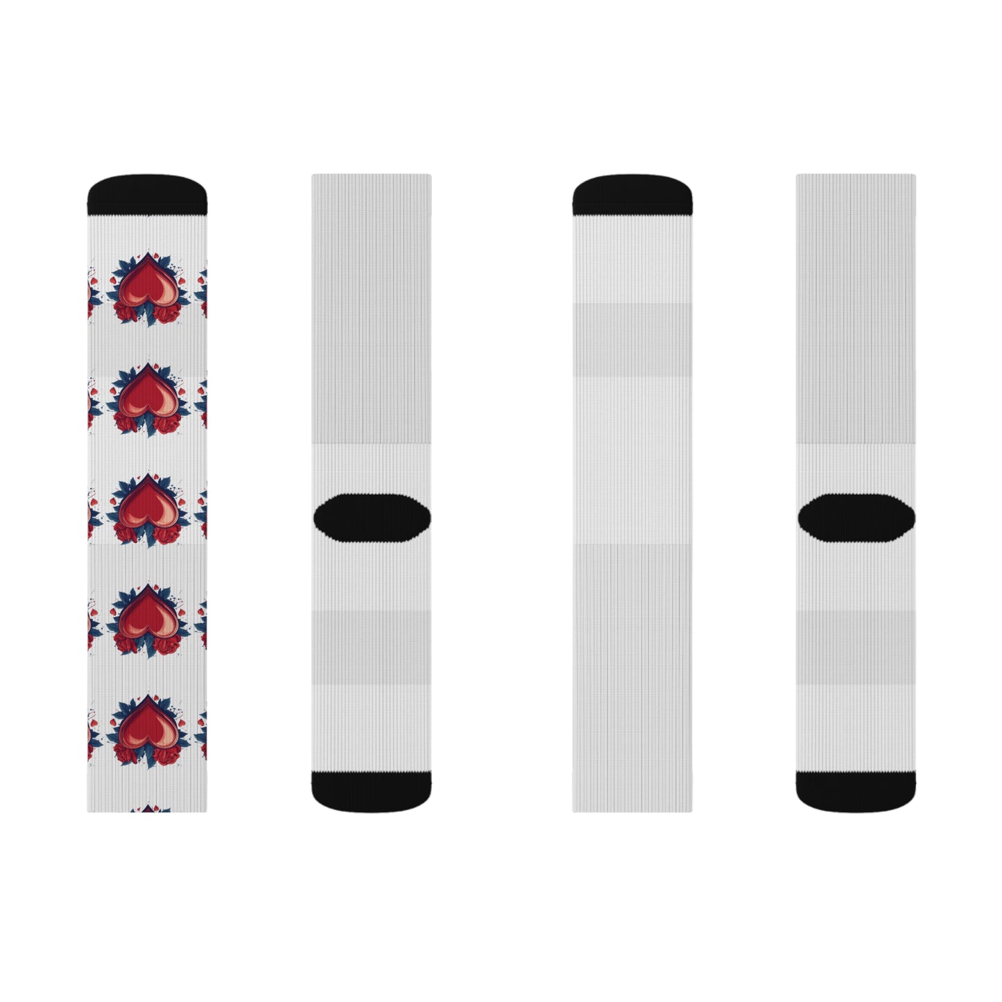 Heart - Sublimation Socks