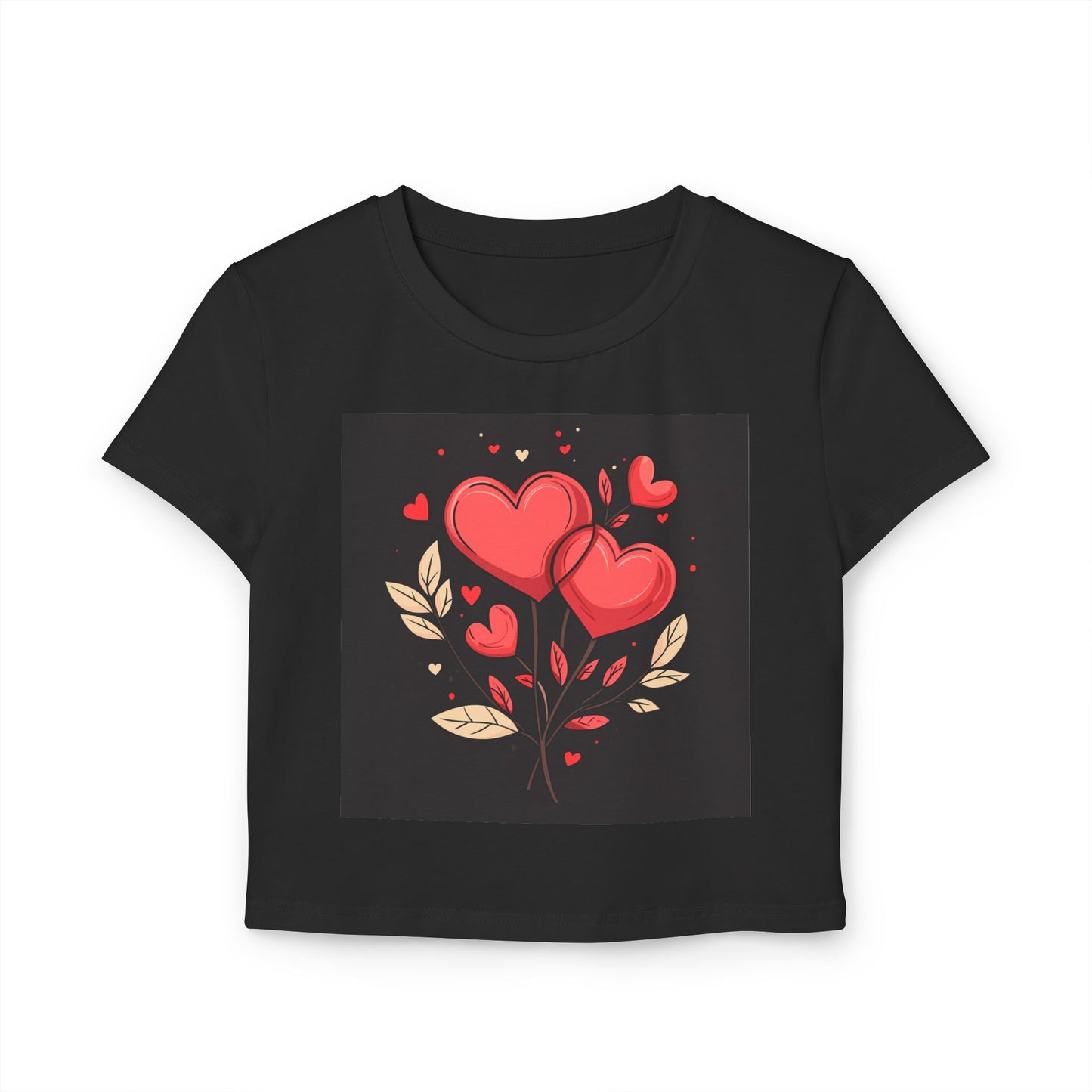 Heart Flower - Women's Baby Tee
