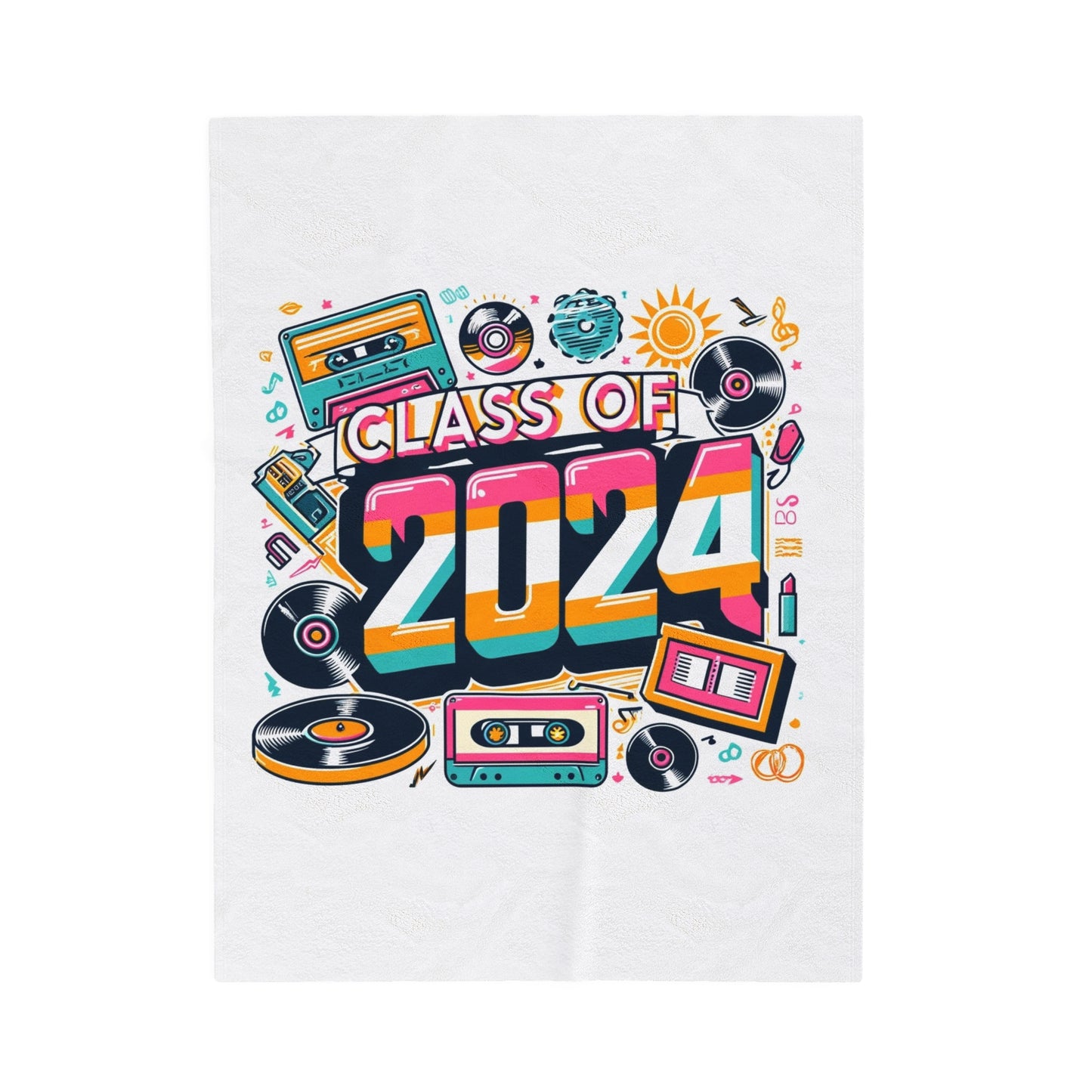 Class of 2024 - Velveteen Plush Blanket