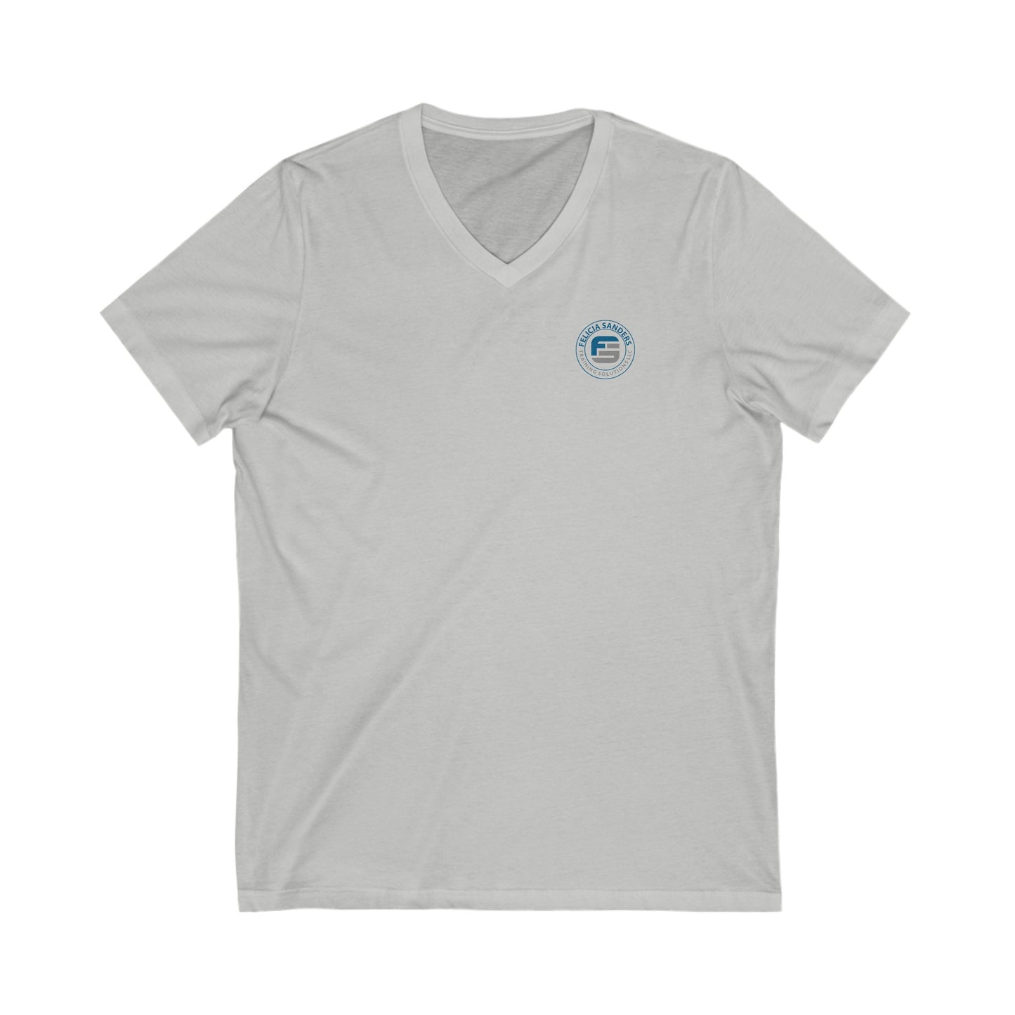 Unisex Jersey Short Sleeve V-Neck Tee