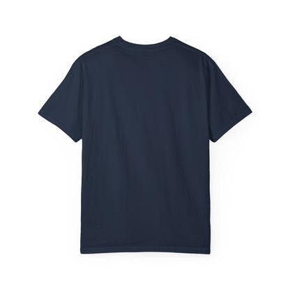Lion with Floral Head Dress- Unisex Garment-Dyed T-shirt