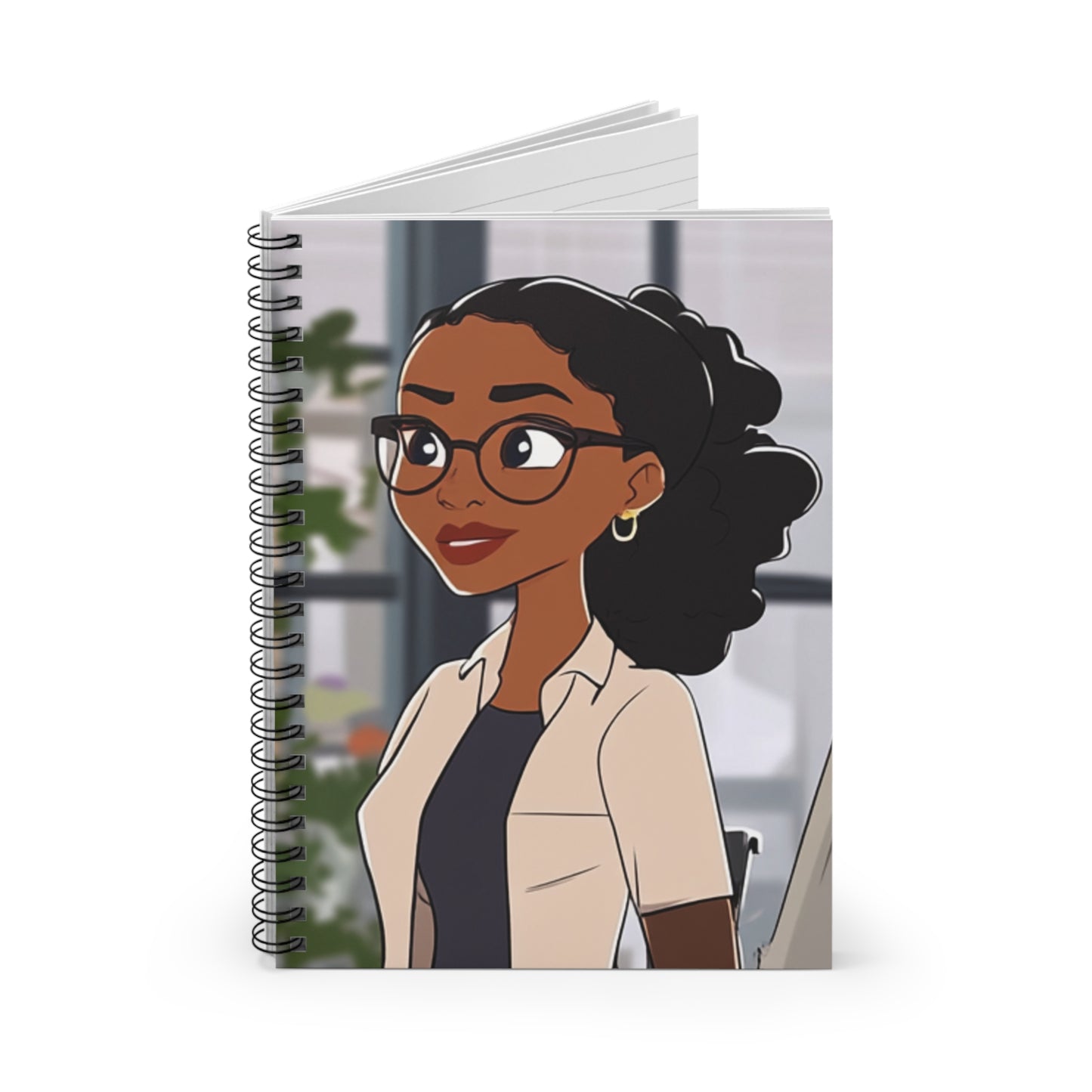 Empowered Woman Spiral Notebook - Ruled Lines | Personal Journal for Creative Minds