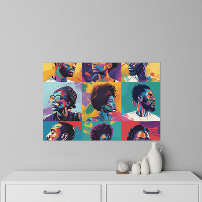 Wall Decals, Abstract Removable Wall Stickers, Home Decor, Apartment Decor, Dorm Room Decals, Peel and Stick Decals