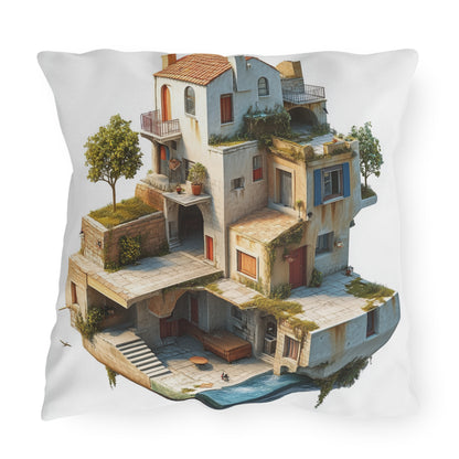 Whimsical Outdoor Pillows with Dreamy House Design - Perfect for Home Décor and Gifts