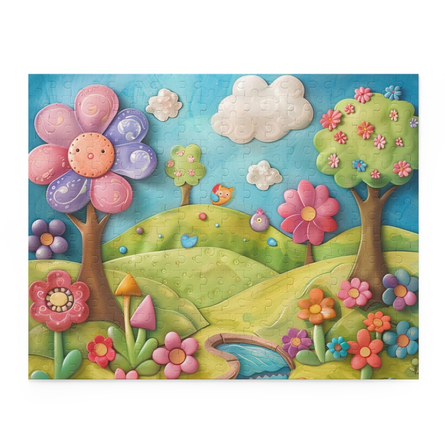 Vibrant Nature Puzzle | 120 to 500-Piece Jigsaw | Whimsical Floral Art | Fun Family Activity | Perfect Gift for All Ages