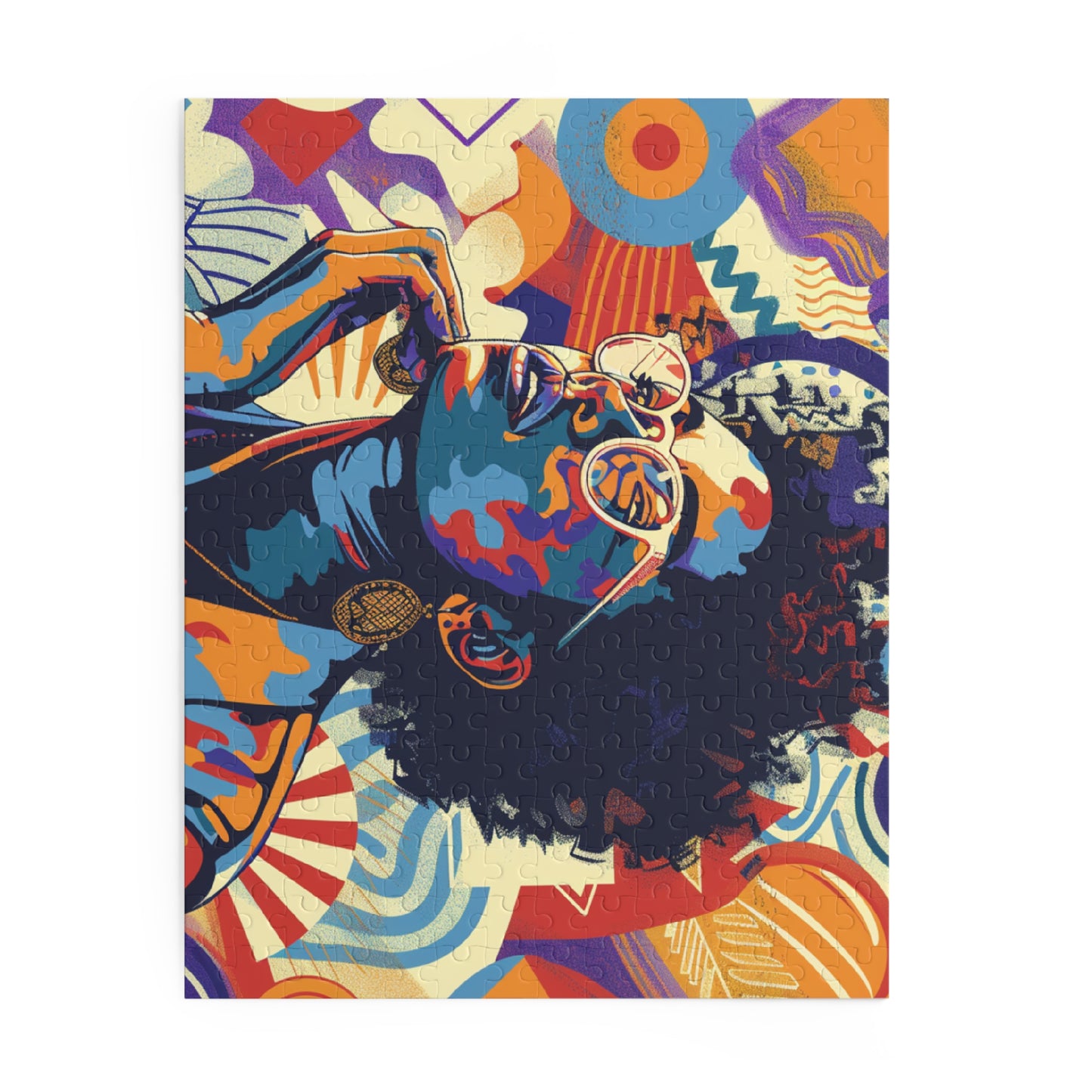 Colorful Afrocentric Puzzle - 120, 252, 500 Pieces | Inspiring Home Decor & Gift
