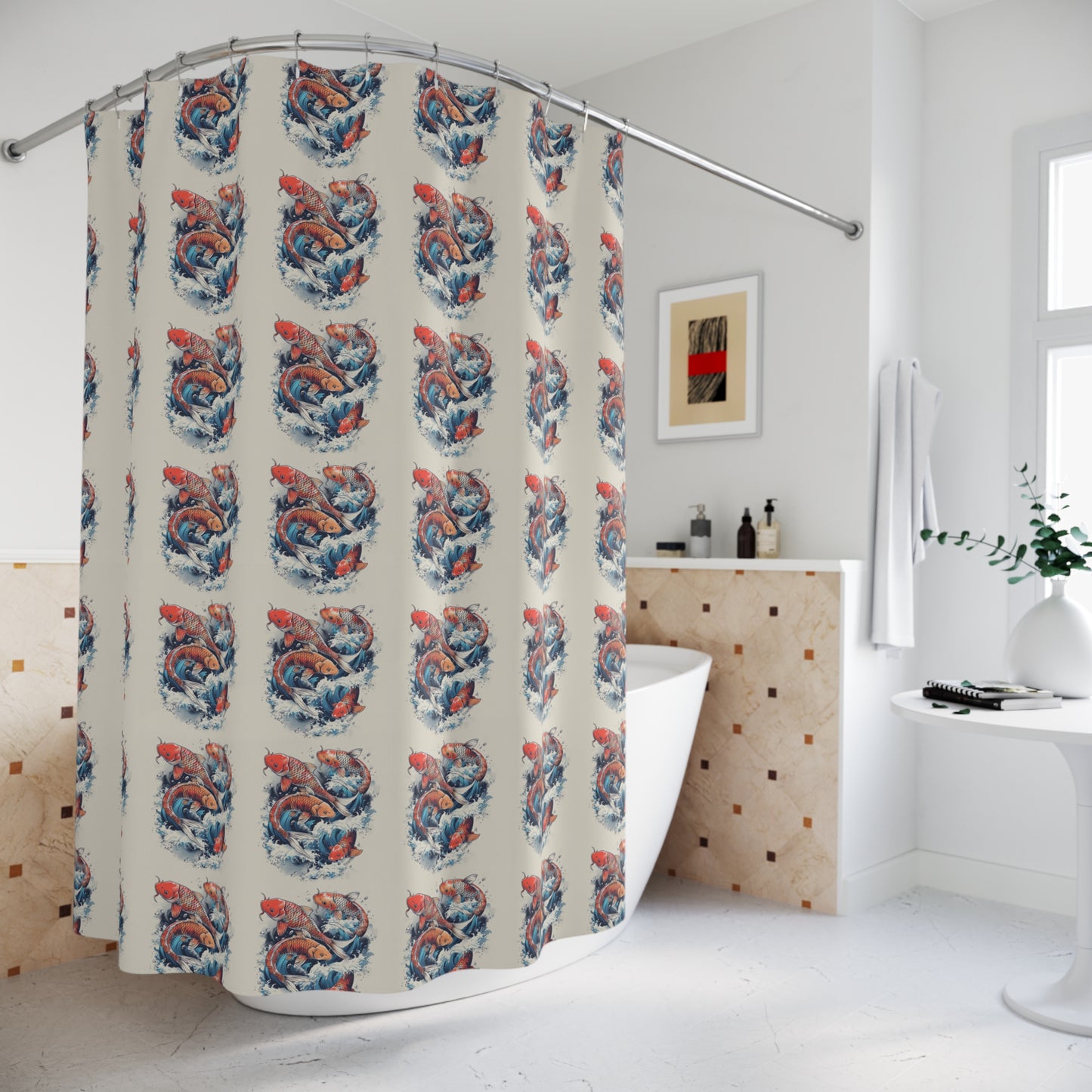 Koi Fish Shower Curtain