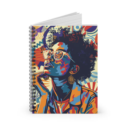Artistic Spiral Notebook for Creative Minds, Colorful Journal for Artists, Gift for Students, Unique Sketchbook, Inspirational Diary