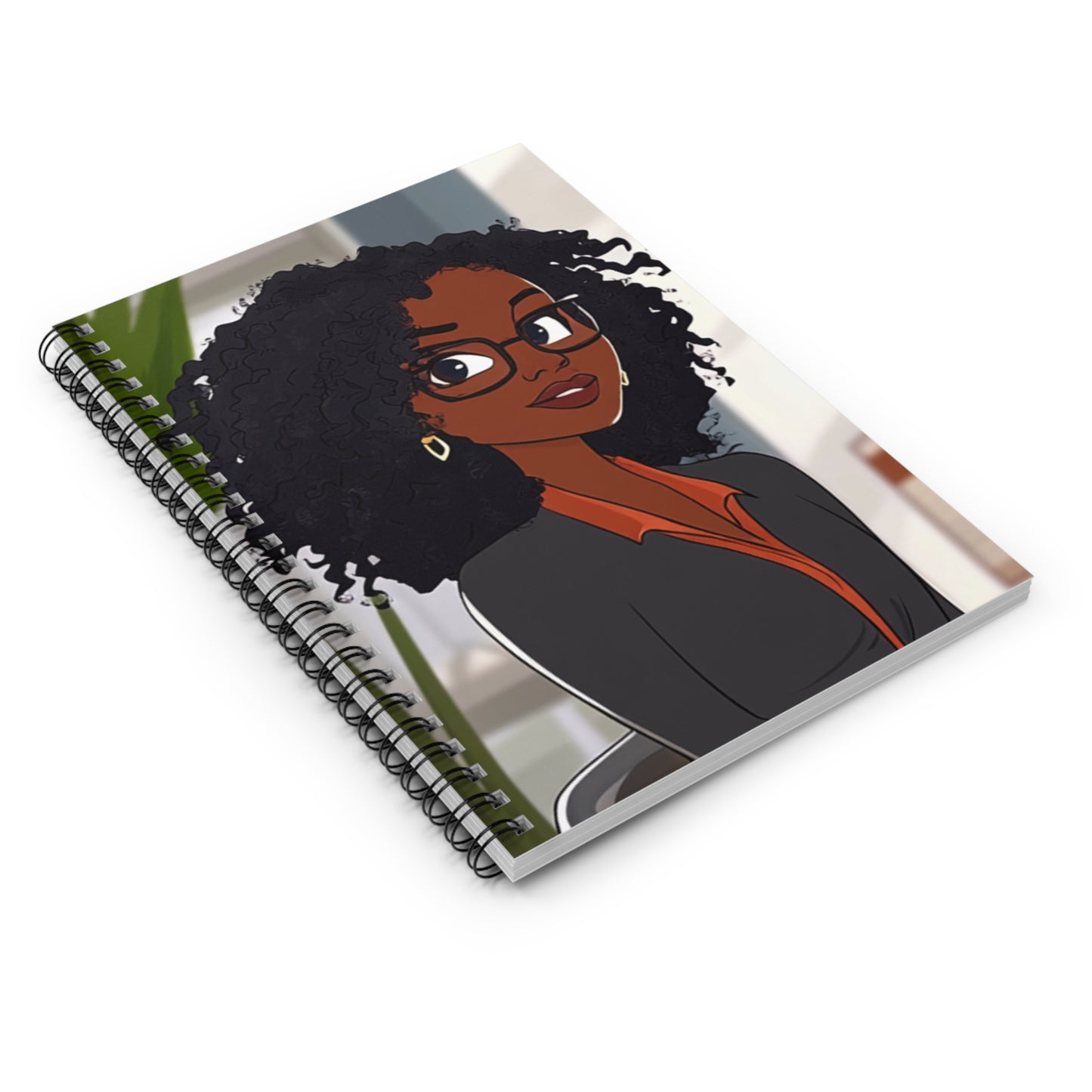 Empowered Woman Spiral Notebook - Ruled Lines | Personal Journal for Creative Minds