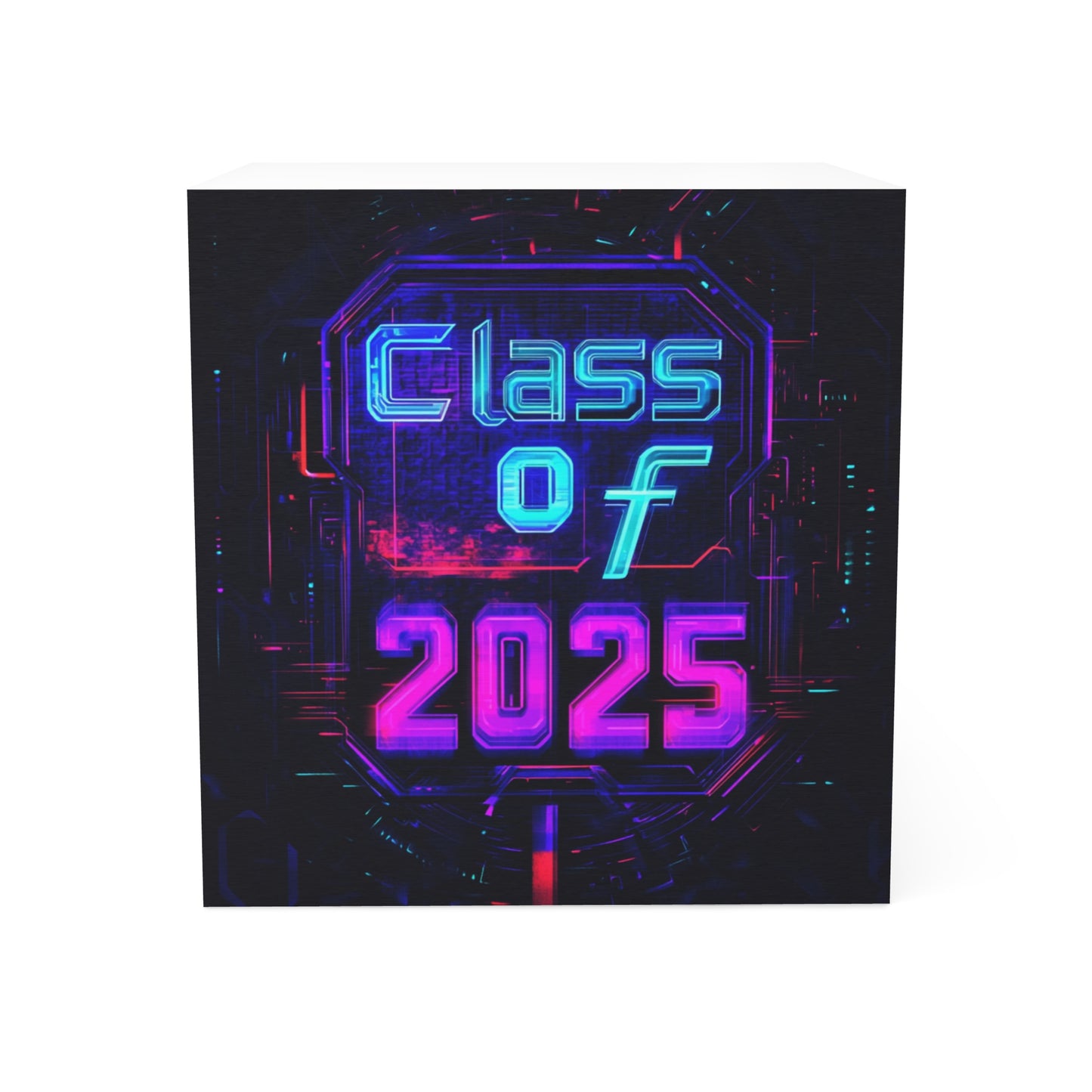 Futuristic Note Cube for Class of 2025 - Perfect Graduation Gift