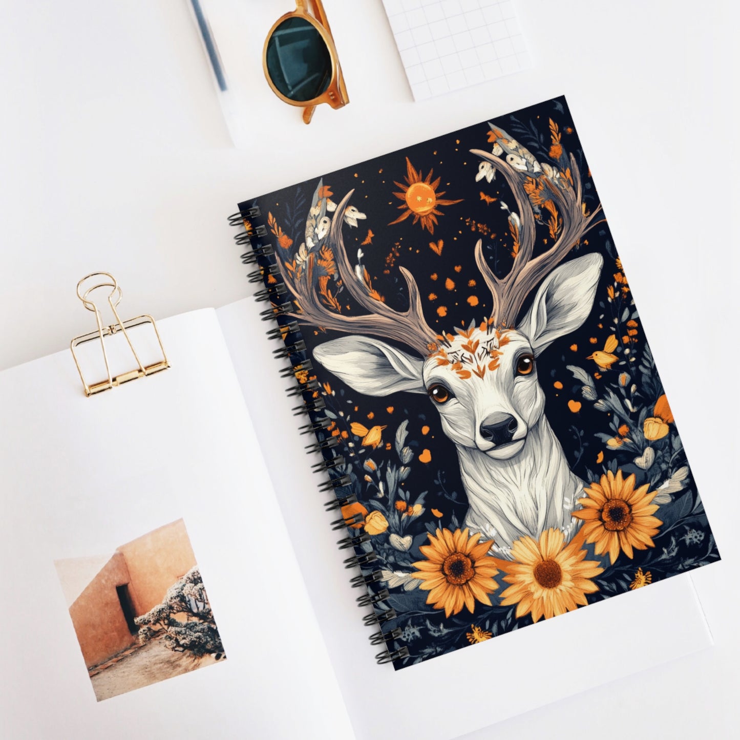 Oh Deer - Spiral Notebook - Ruled Line