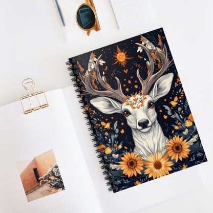 Oh Deer - Spiral Notebook - Ruled Line