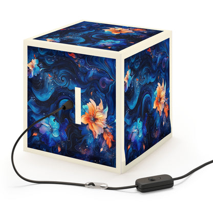Floral Bouquet  Light Cube Lamp - Bohemian Decor for Home & Office