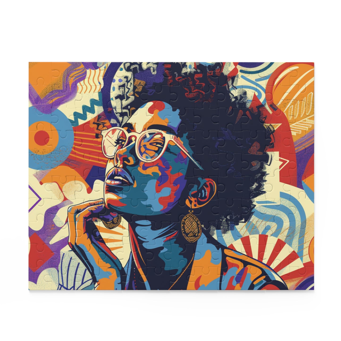 Colorful Afrocentric Puzzle - 120, 252, 500 Pieces | Inspiring Home Decor & Gift