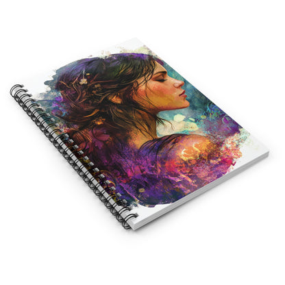 Artistic Spiral Notebook - Ruled Lines | Inspirational Design for Creative Minds