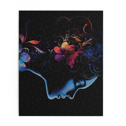 Mystical Floral Silhouette Puzzle - 120, 252, 500-Piece