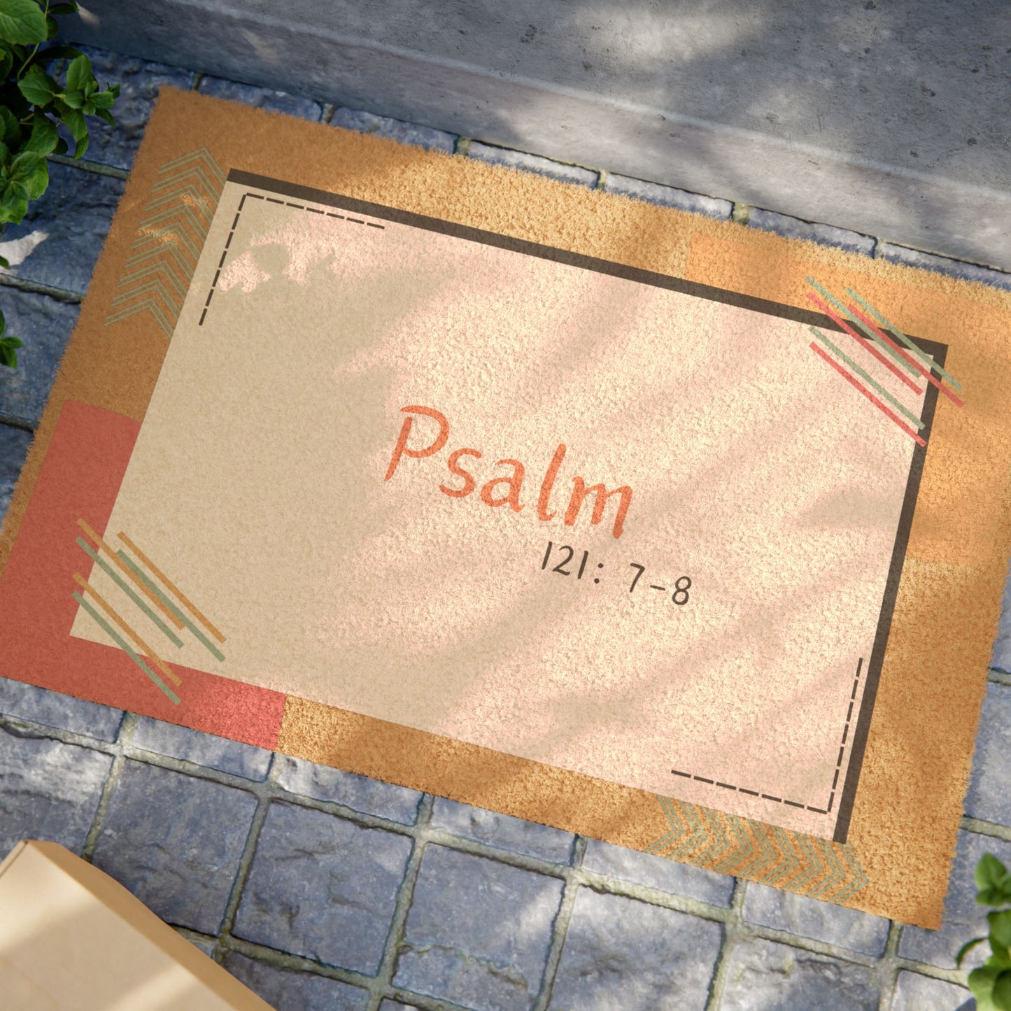 Psalm 121: 7-8 Doormat