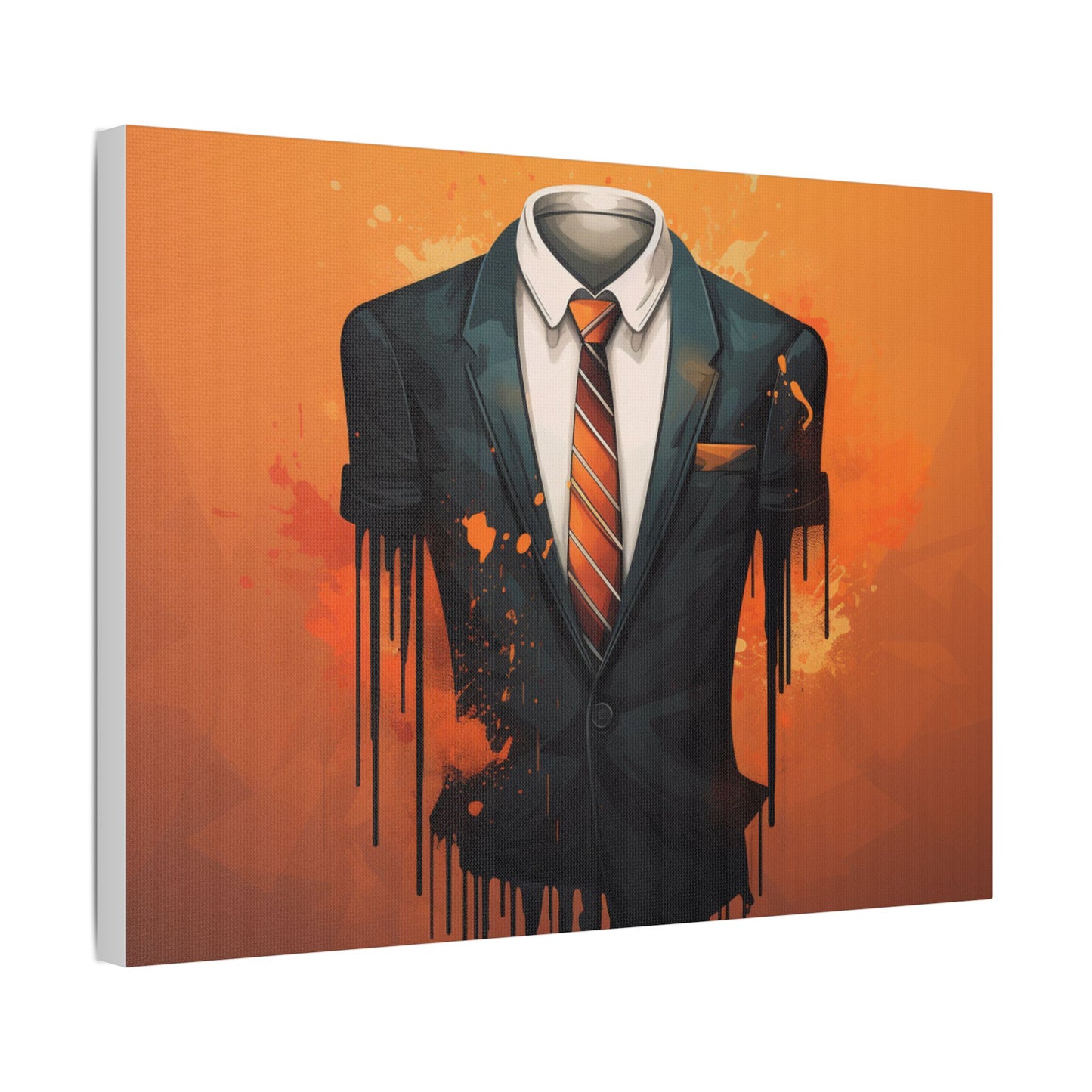 Stylish Abstract Canvas Art Print, Modern Wall Decor, Unique Gift, Home Office Artwork, Contemporary Design for Any Space