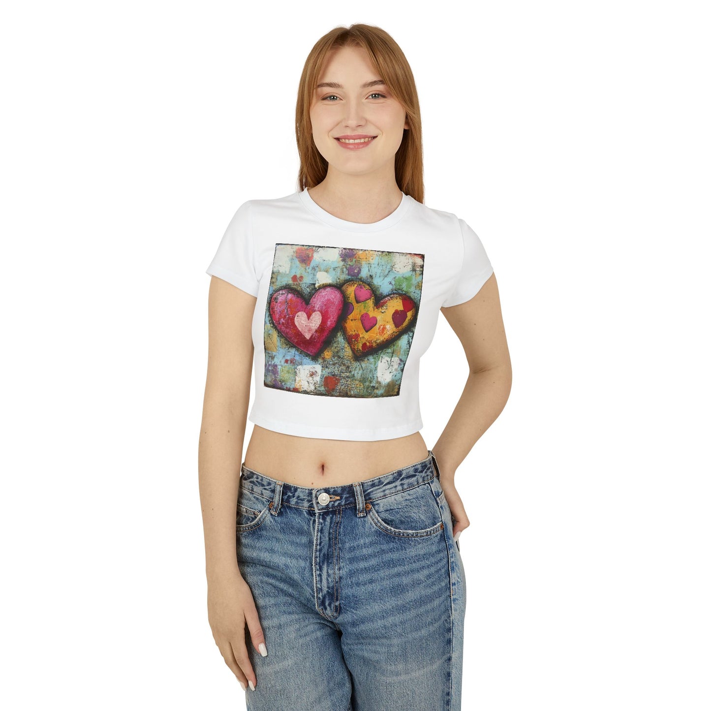 Hearts - Women's Baby Tee