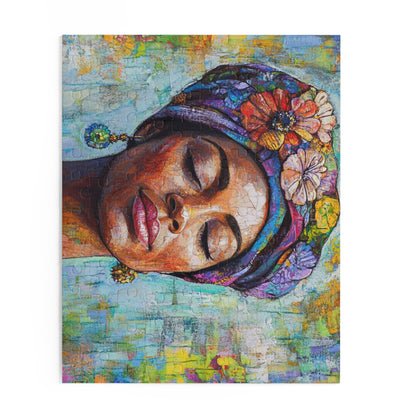 Serene Beauty Puzzle – 120/252/500-Piece Colorful Floral Design for Relaxation and Mindfulness