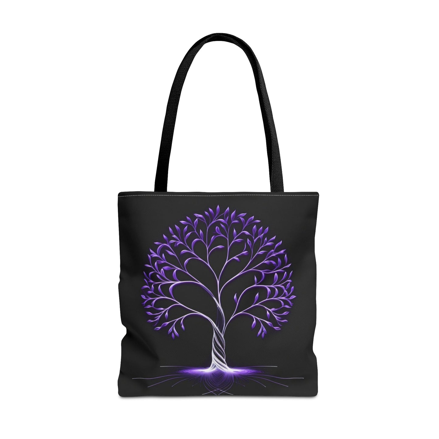 Elegant Purple Tree Design Tote Bag - Nature Lover's Accessory