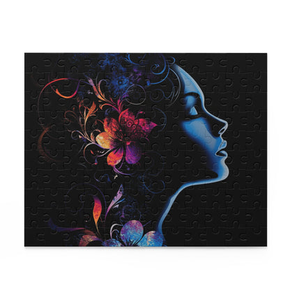 Mystical Floral Silhouette Puzzle - 120, 252, 500-Piece