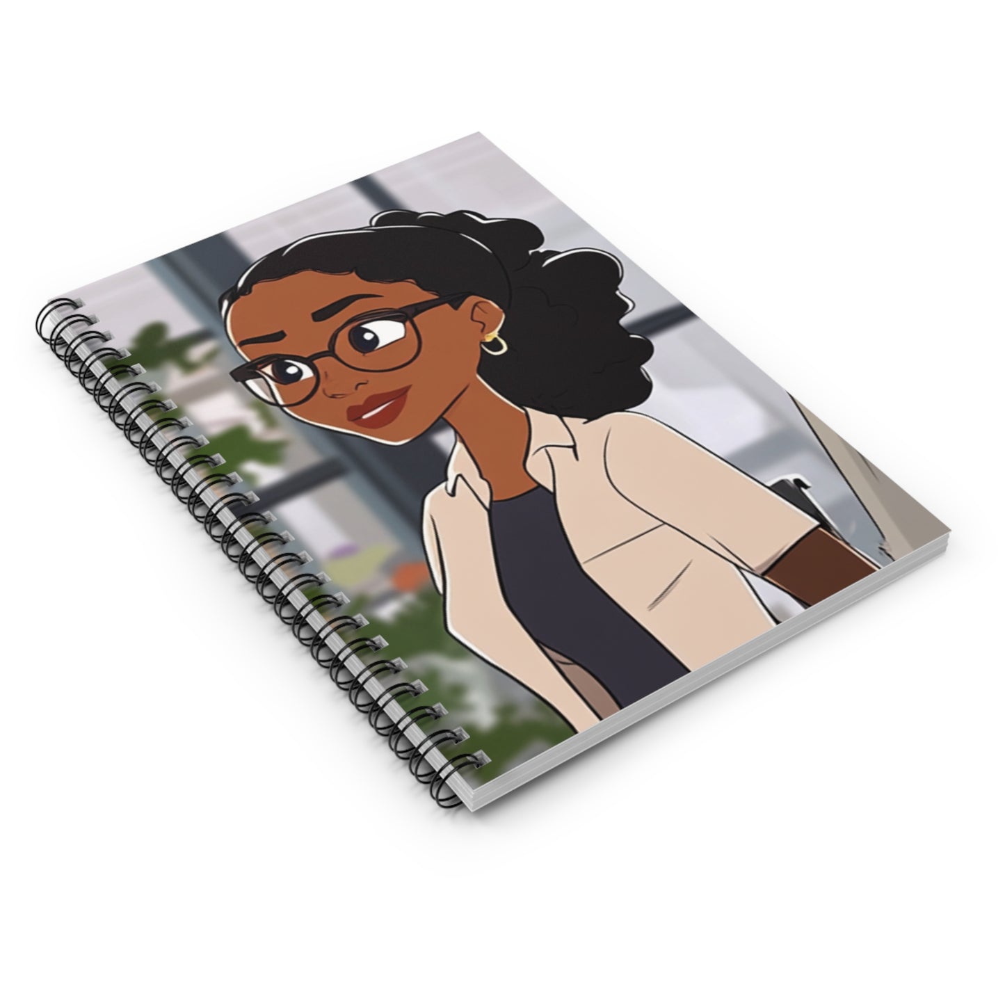 Empowered Woman Spiral Notebook - Ruled Lines | Personal Journal for Creative Minds