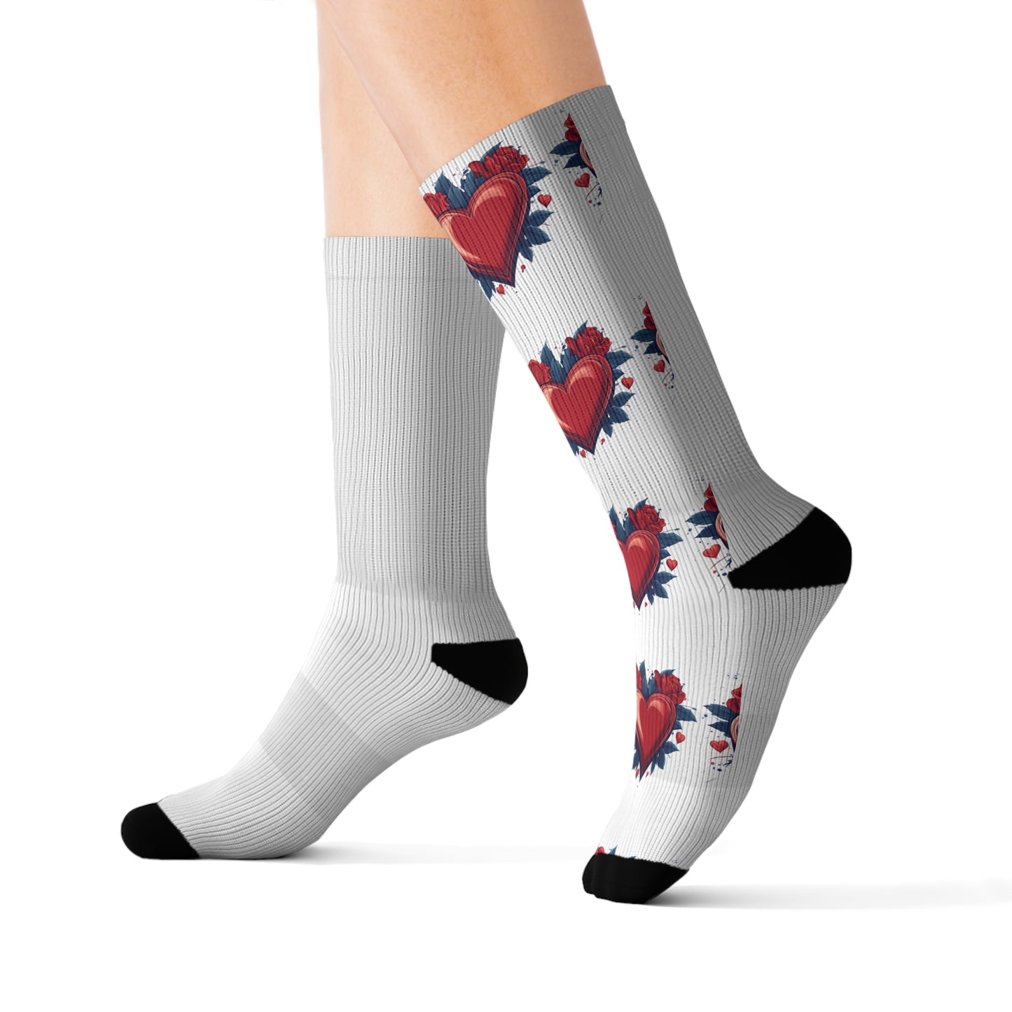 Heart - Sublimation Socks
