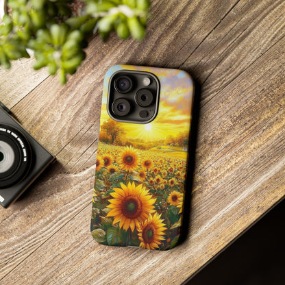 Sunflower Phone Case - Tough Case for Nature Lovers