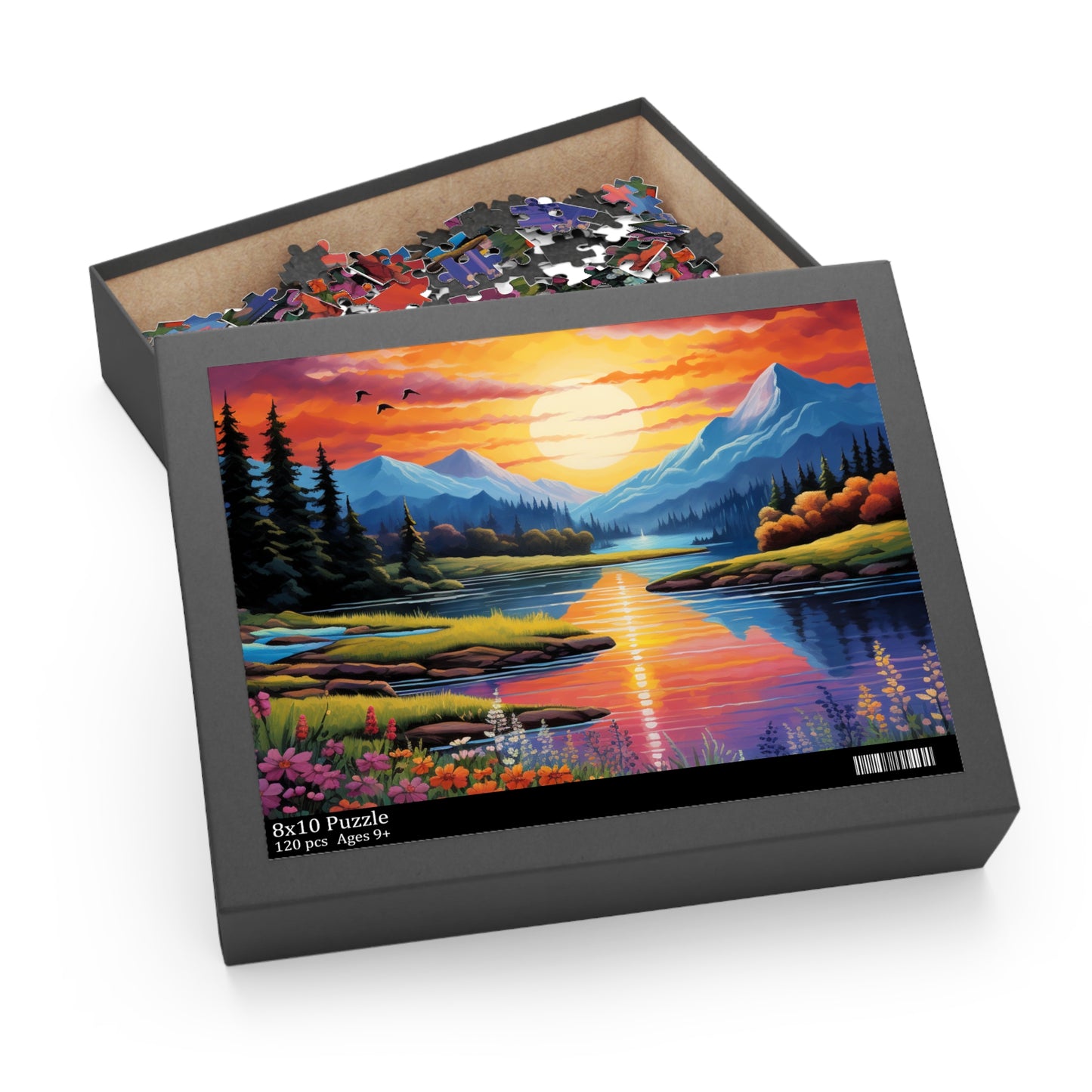 Serene Sunset Landscape Puzzle - 500-Piece Jigsaw for Nature Lovers
