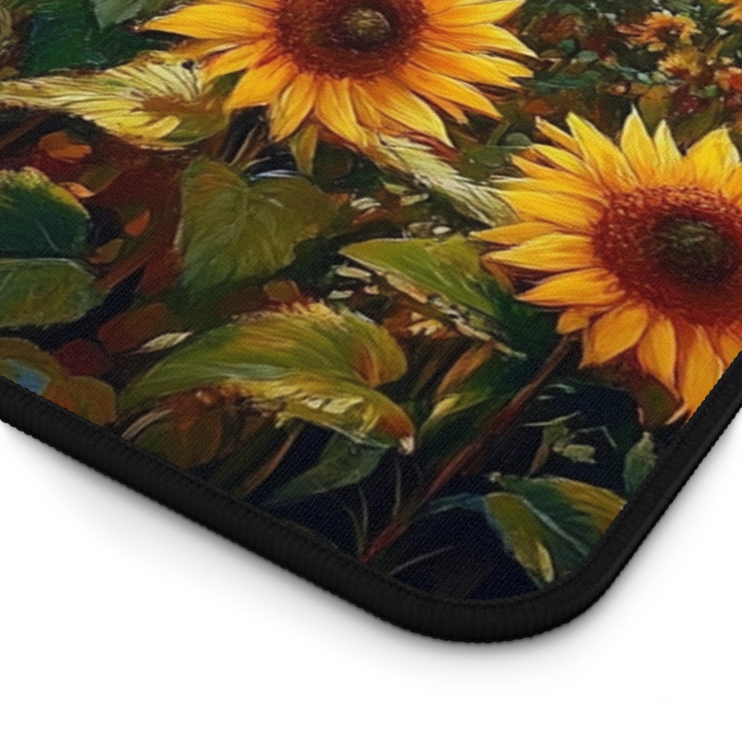 Sunflower Field Desk Mat - Brighten Your Workspace with Nature's Beauty