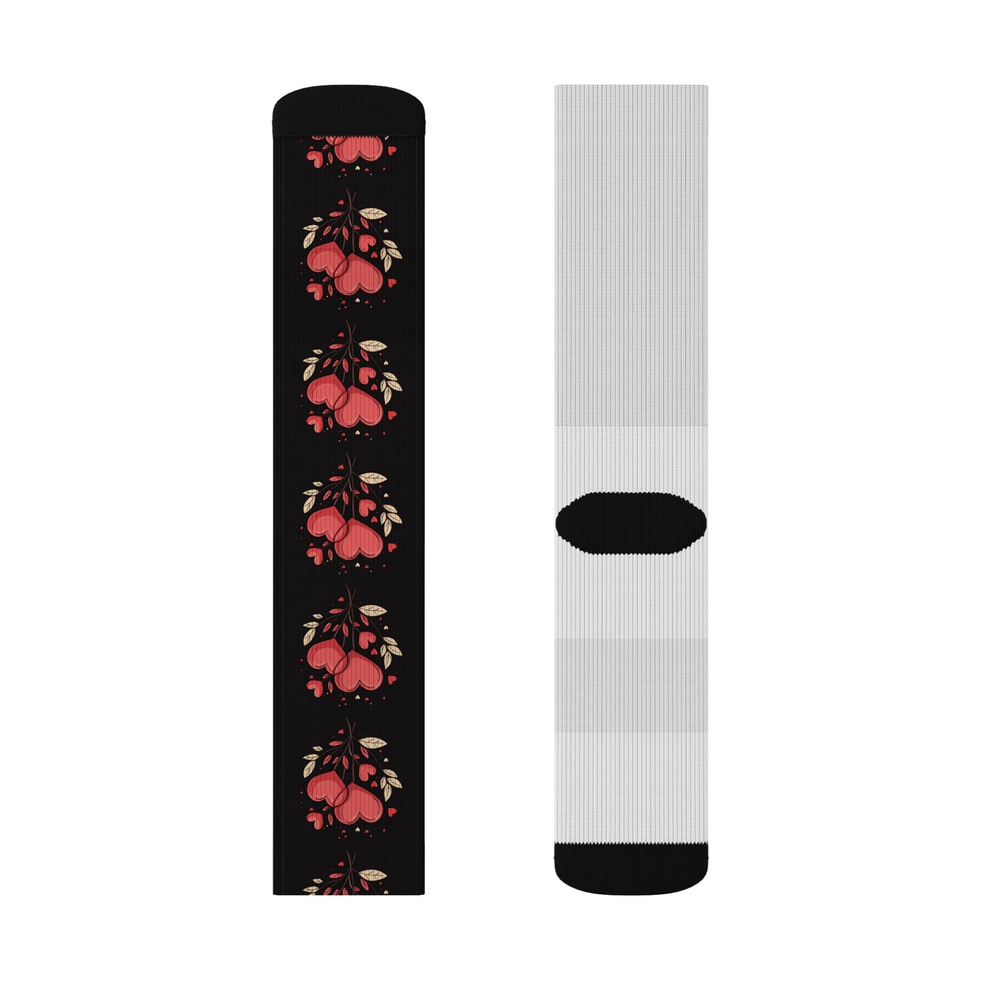 Heart Flowers - Sublimation Socks