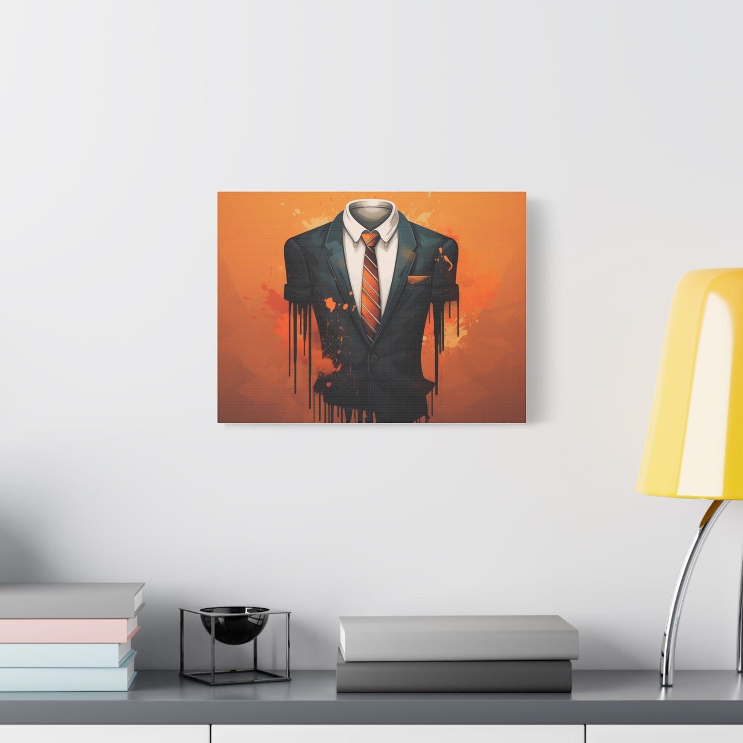 Stylish Abstract Canvas Art Print, Modern Wall Decor, Unique Gift, Home Office Artwork, Contemporary Design for Any Space