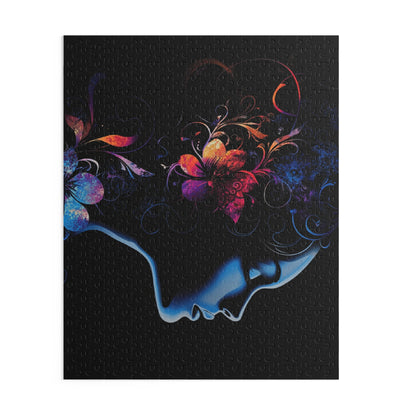 Mystical Floral Silhouette Puzzle - 120, 252, 500-Piece