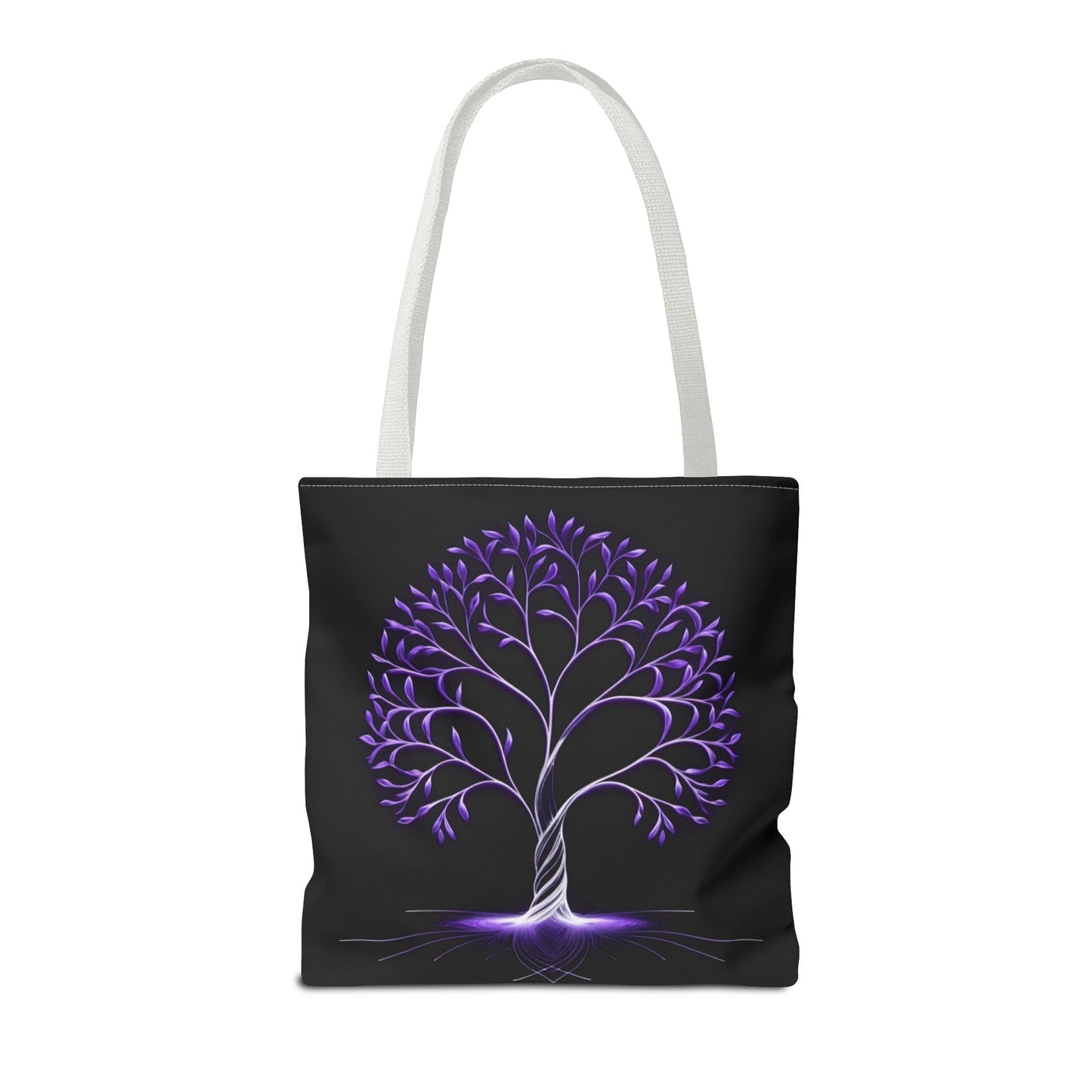 Elegant Purple Tree Design Tote Bag - Nature Lover's Accessory