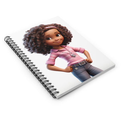 Cute Character Spiral Notebook - Perfect for Kids, Students & Journaling, School Supplies, Gift for Birthdays, Recognizable Design