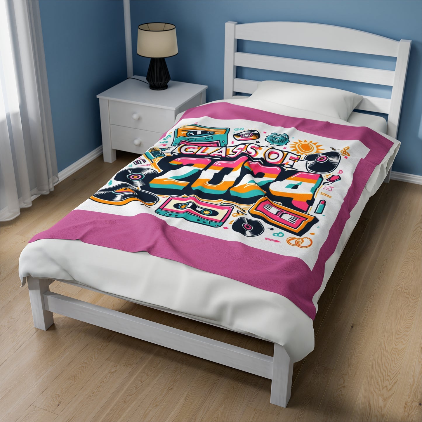 Class of 2024 - Velveteen Plush Blanket