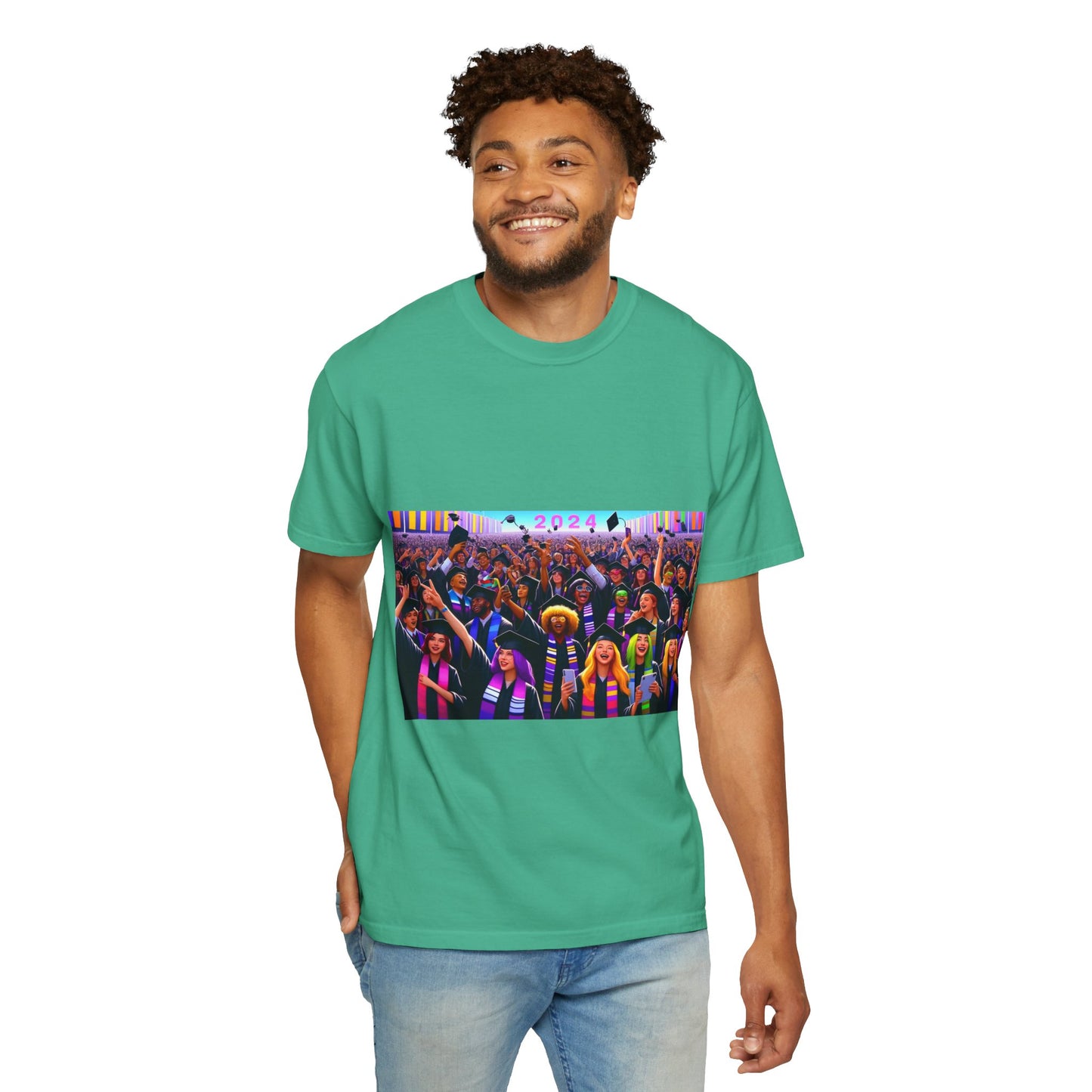 Class of 2024 - Unisex Garment-Dyed T-shirt