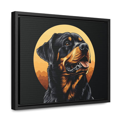 Gallery Canvas Wraps, Horizontal Frame- Rottweiler