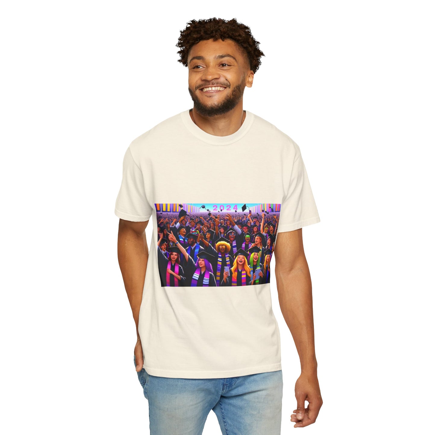 Class of 2024 - Unisex Garment-Dyed T-shirt
