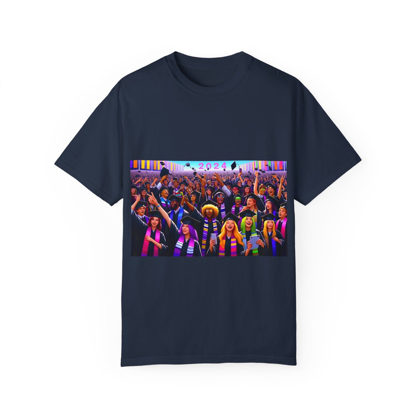 Class of 2024 - Unisex Garment-Dyed T-shirt