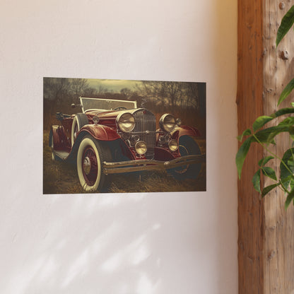 Satin and Archival Matte Posters- Vintage Cars