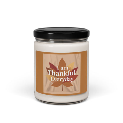 I Am Thankful Everyday Scented Soy Candle, 9oz