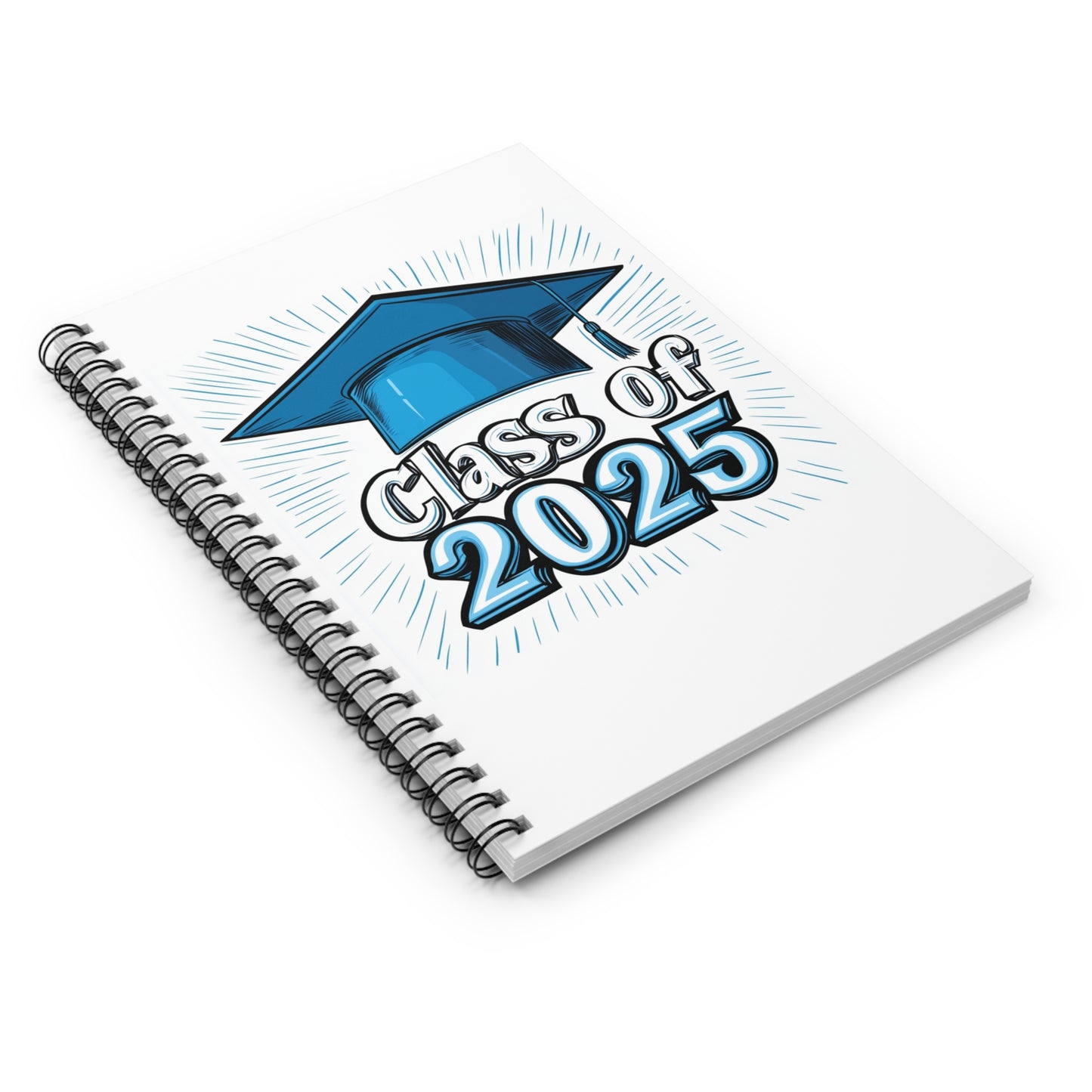 Graduation Spiral Notebook - Class of 2025, Graduate Gift, School Supplies, Journal, College Bound, Student Planner, Back to School