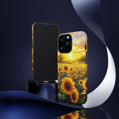 Sunflower Phone Case - Tough Case for Nature Lovers