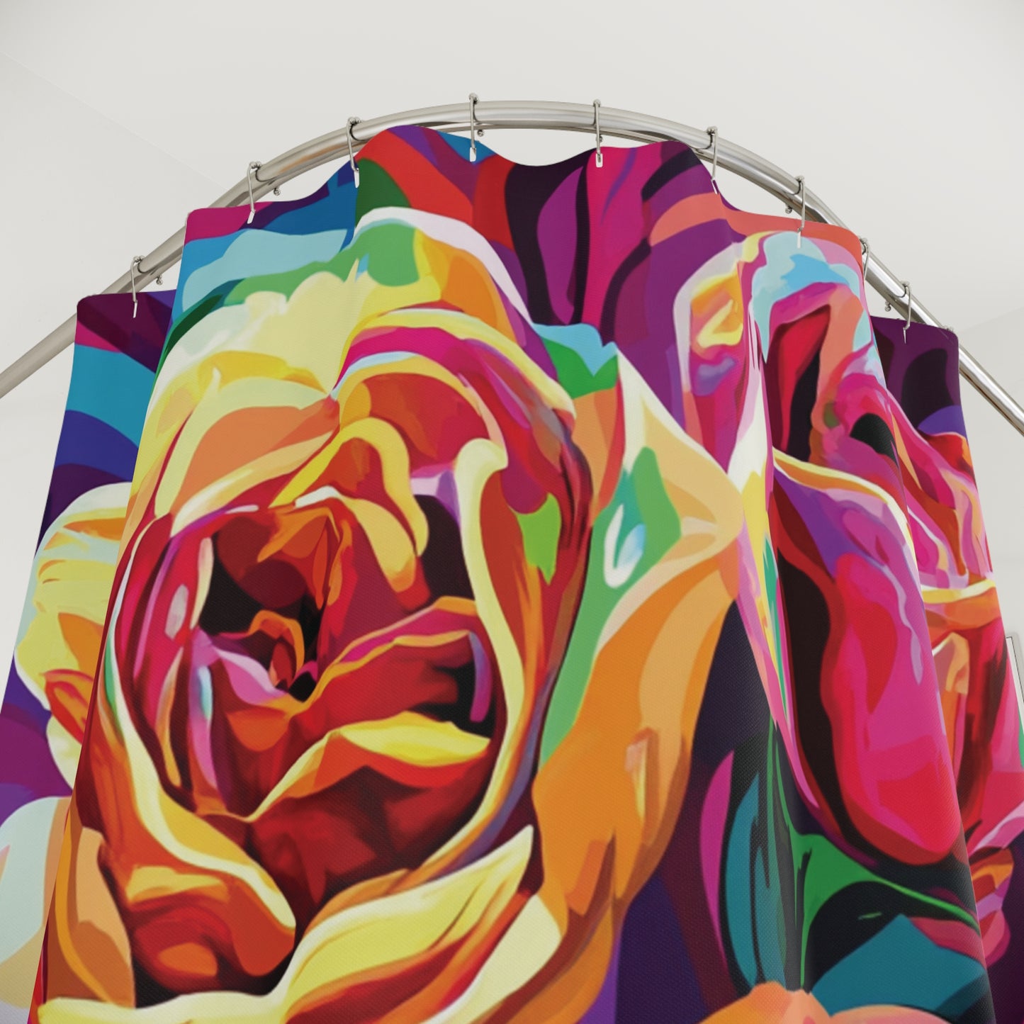 Vibrant Flowers Shower Curtains