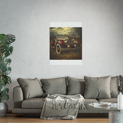 Satin and Archival Matte Posters- Vintage Cars